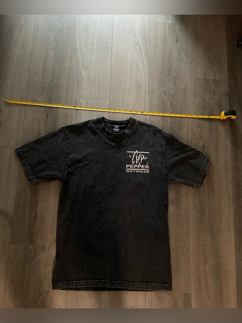 Chip & Pepper Black Short-Sleeve Logo Tee